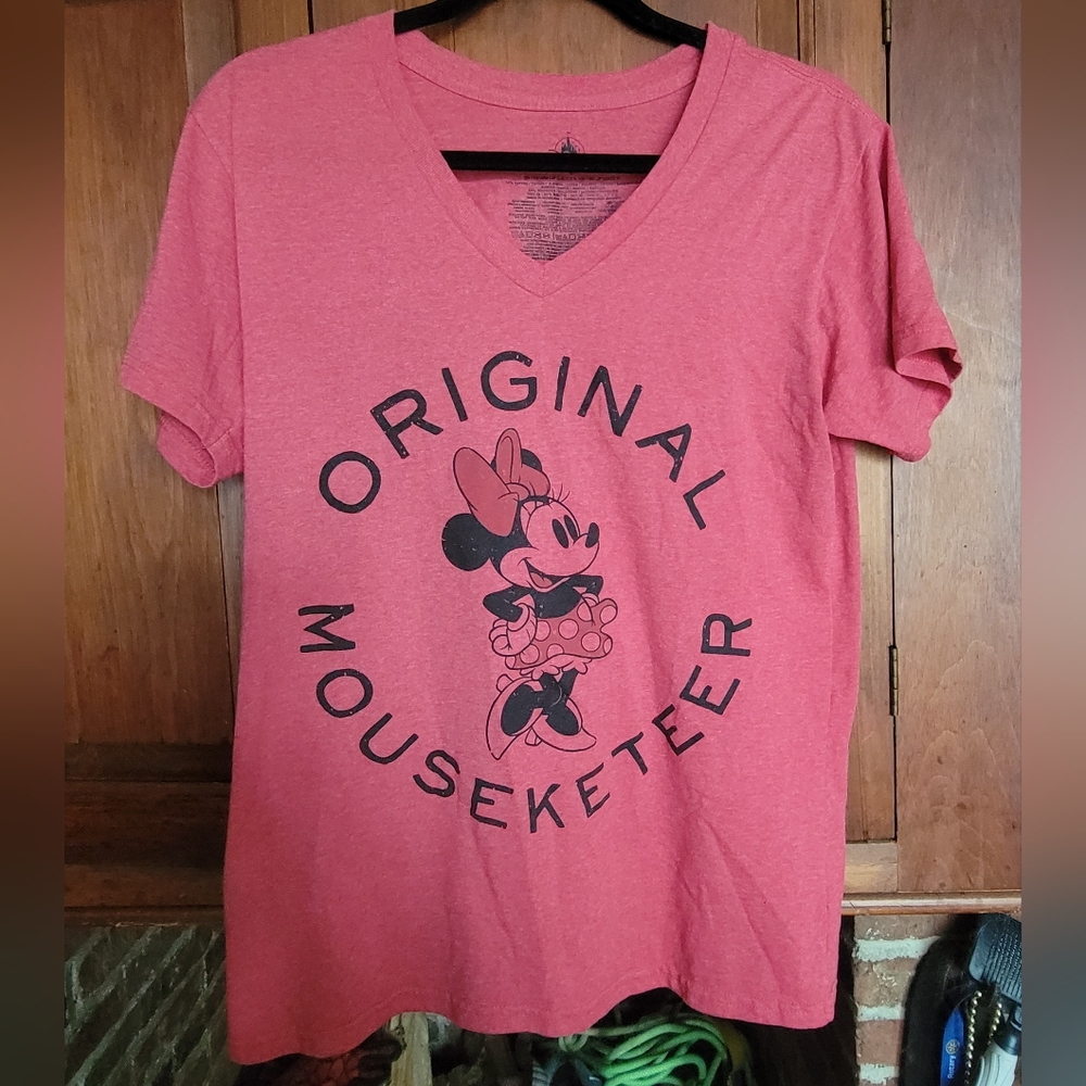 Minnie Mouse Original Mouseketeer Red V-Neck Tee - Large - Disney Store